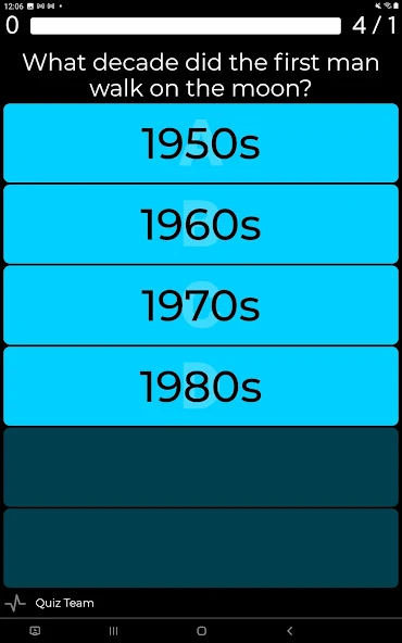 Multiple Choice round